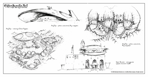 Elder Scrolls III: Morrowind, The - TES3 - Concept Art